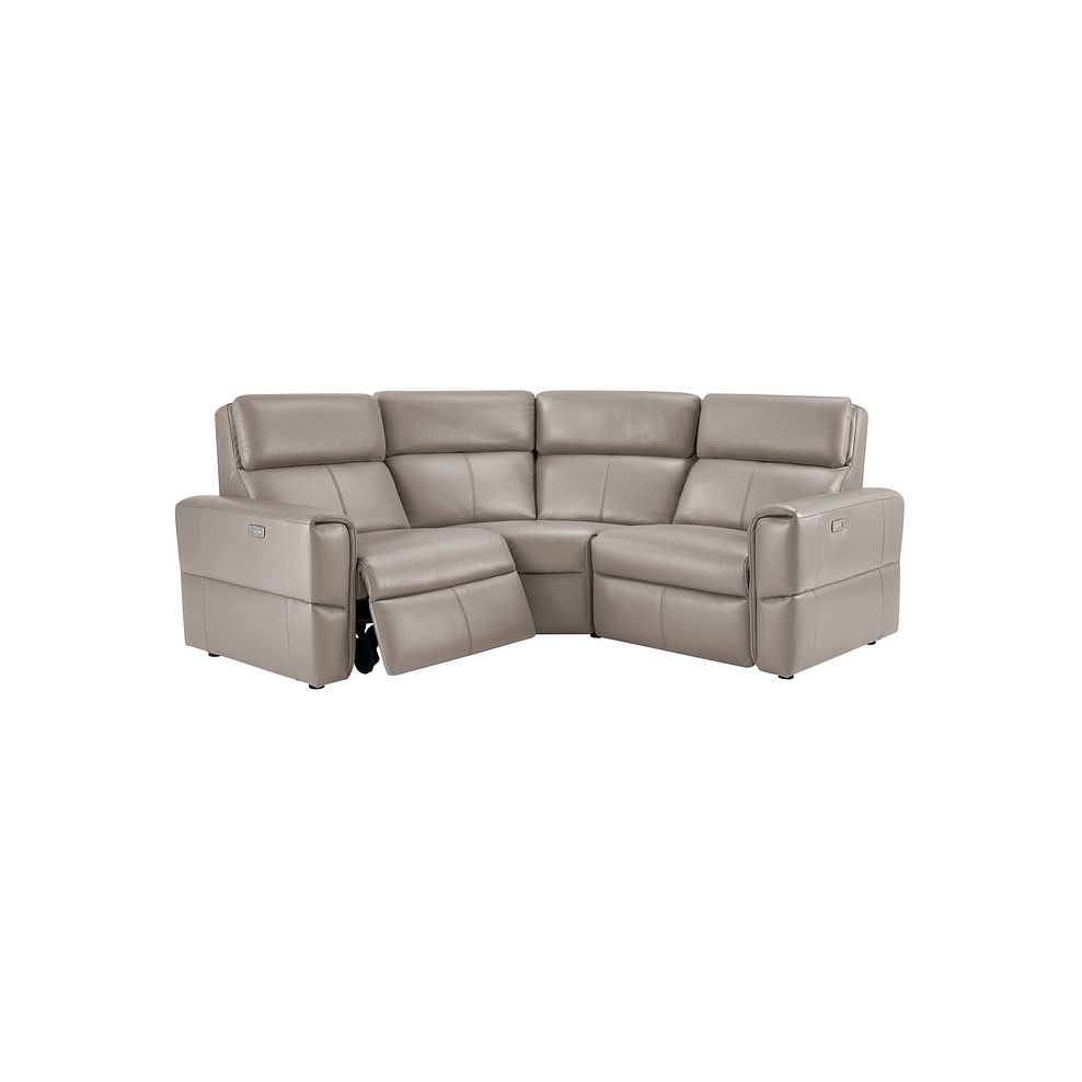 Samson Electric Recliner Modular Group 1 in Stone Leather Thumbnail 2