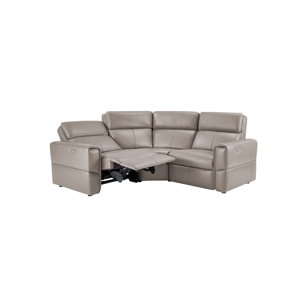 Samson Electric Recliner Modular Group 1 in Stone Leather 3