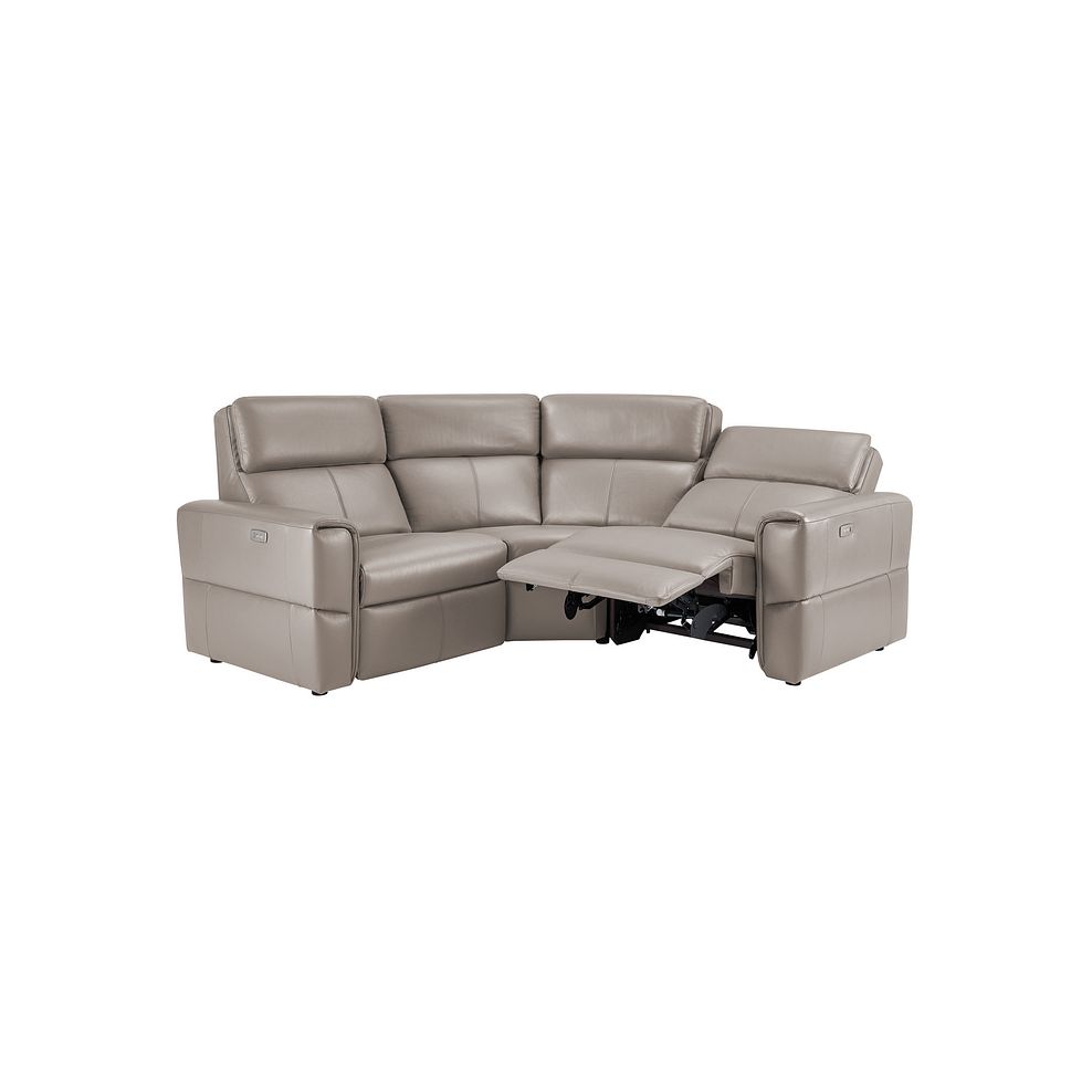 Samson Electric Recliner Modular Group 1 in Stone Leather 4