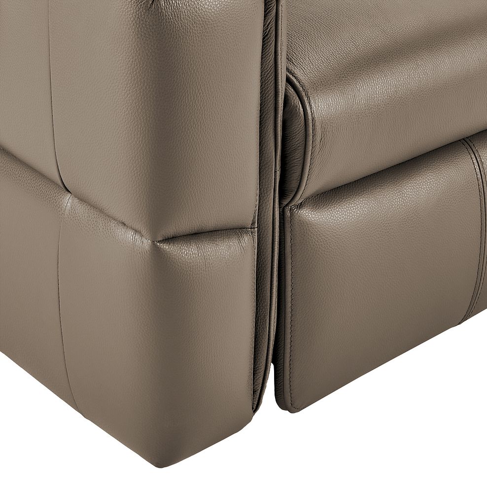 Samson Electric Recliner Modular Group 1 in Taupe Leather 6