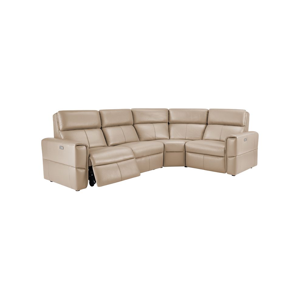 Samson Electric Recliner Modular Group 2 in Beige Leather 2