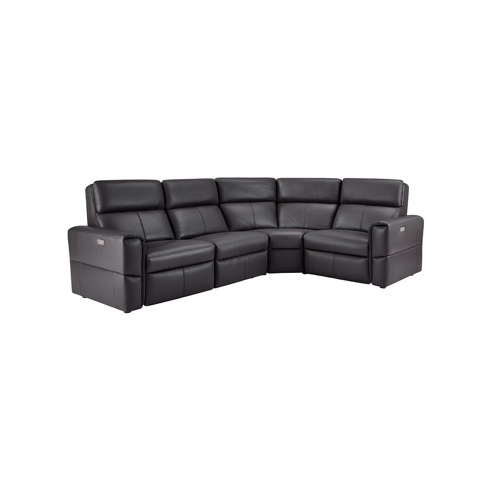 Samson Electric Recliner Modular Group 2 in Slate Leather 1