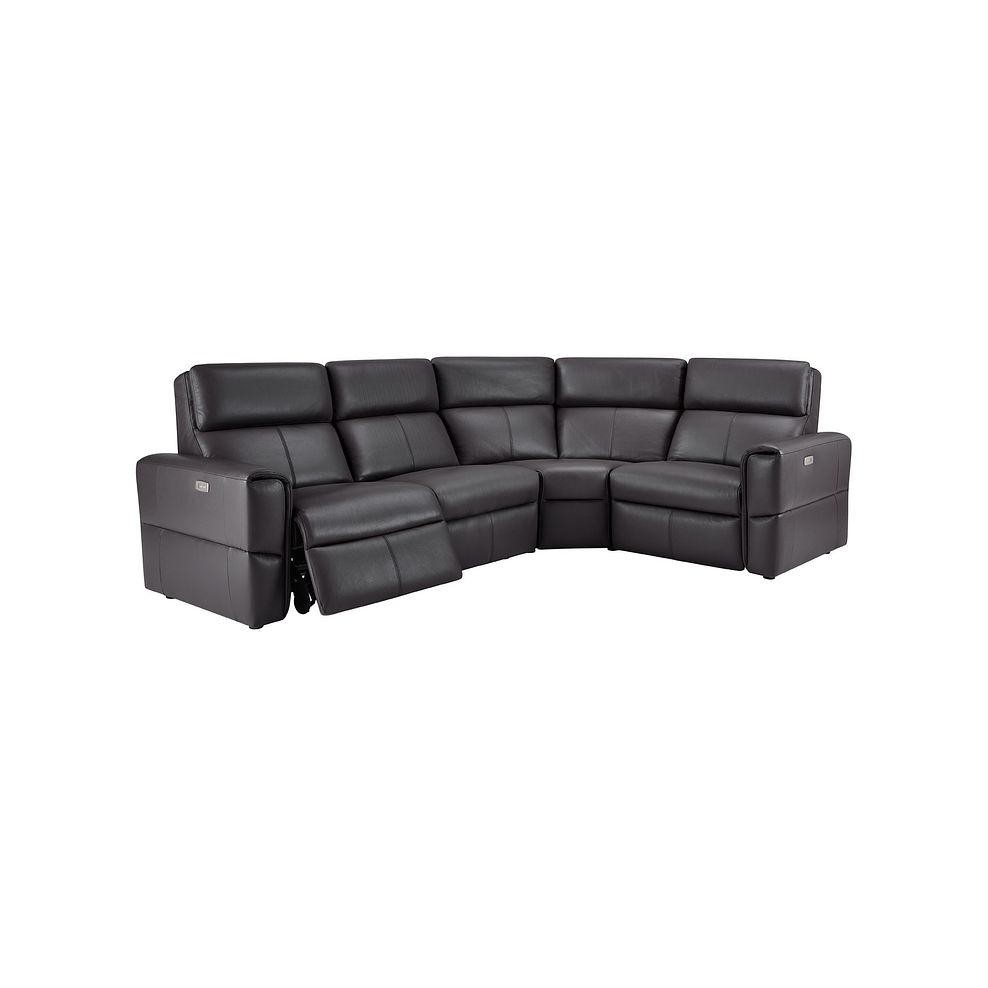 Samson Electric Recliner Modular Group 2 in Slate Leather 2
