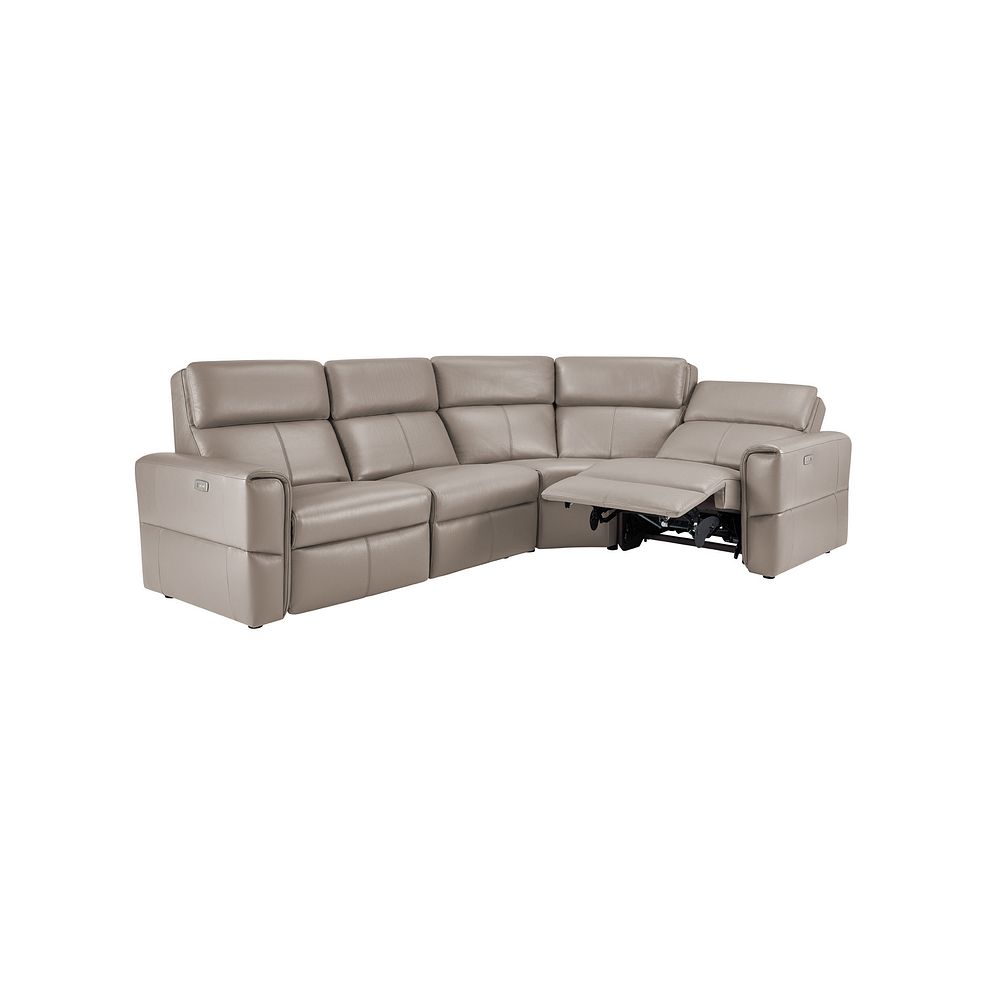 Samson Electric Recliner Modular Group 2 in Stone Leather Thumbnail 4