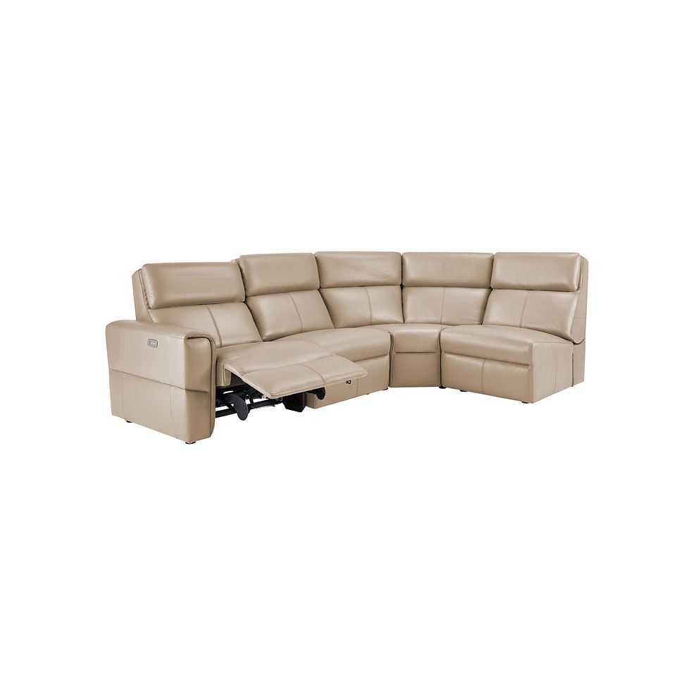 Samson Electric Recliner Modular Group 4 in Beige Leather 3