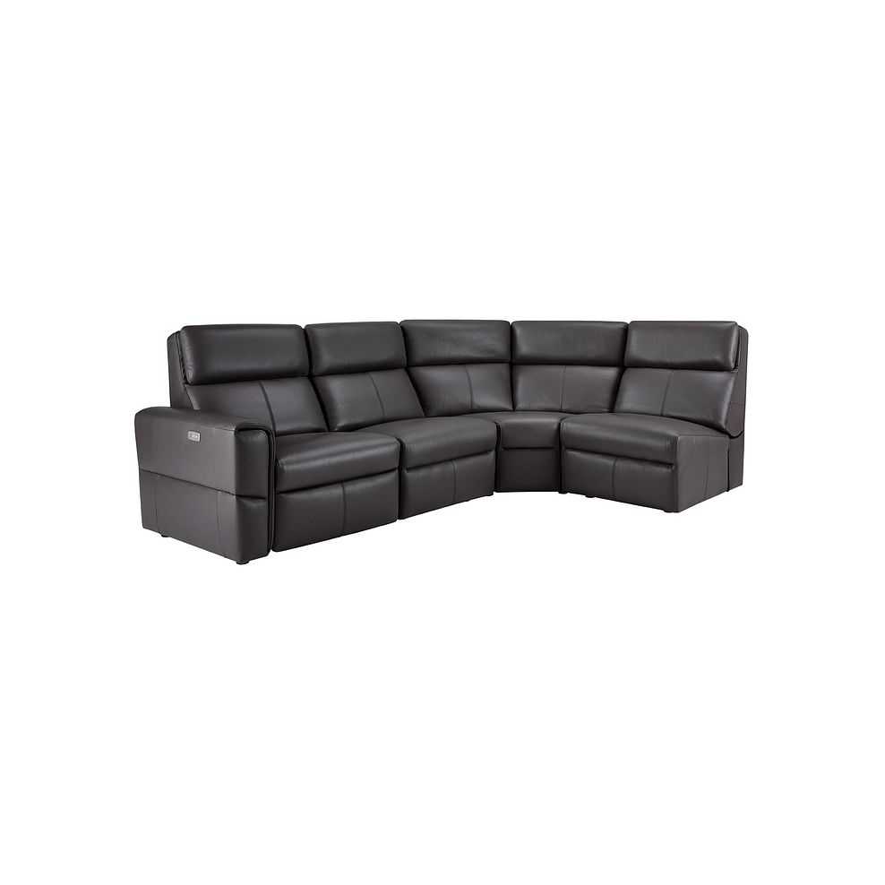 Samson Electric Recliner Modular Group 4 in Slate Leather Thumbnail 1