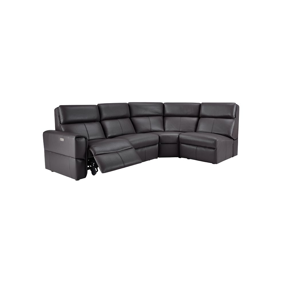 Samson Electric Recliner Modular Group 4 in Slate Leather 2