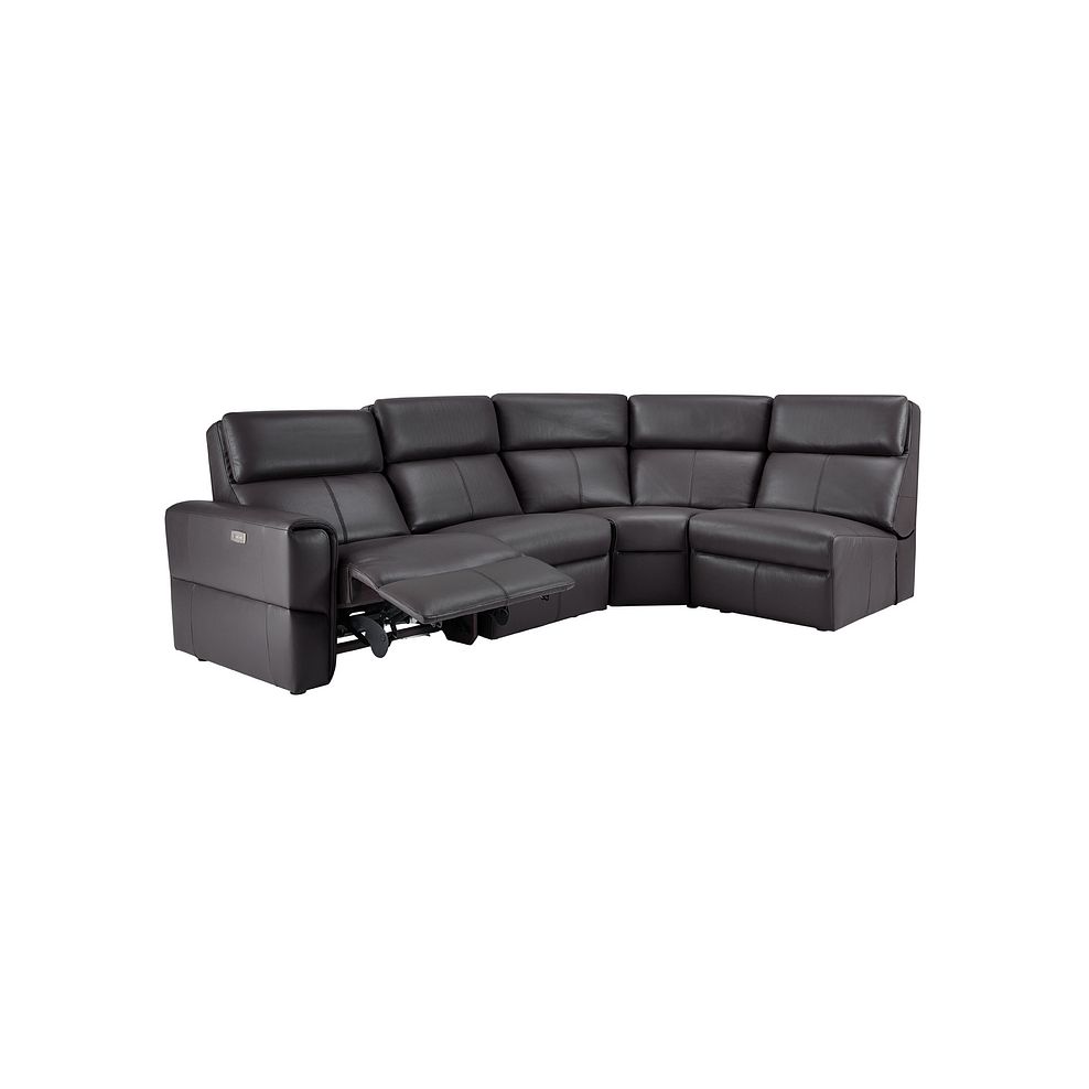 Samson Electric Recliner Modular Group 4 in Slate Leather 3