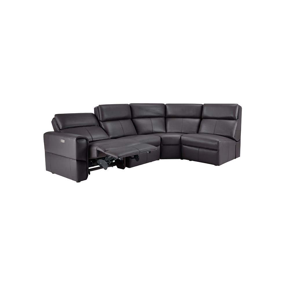 Samson Electric Recliner Modular Group 4 in Slate Leather Thumbnail 4