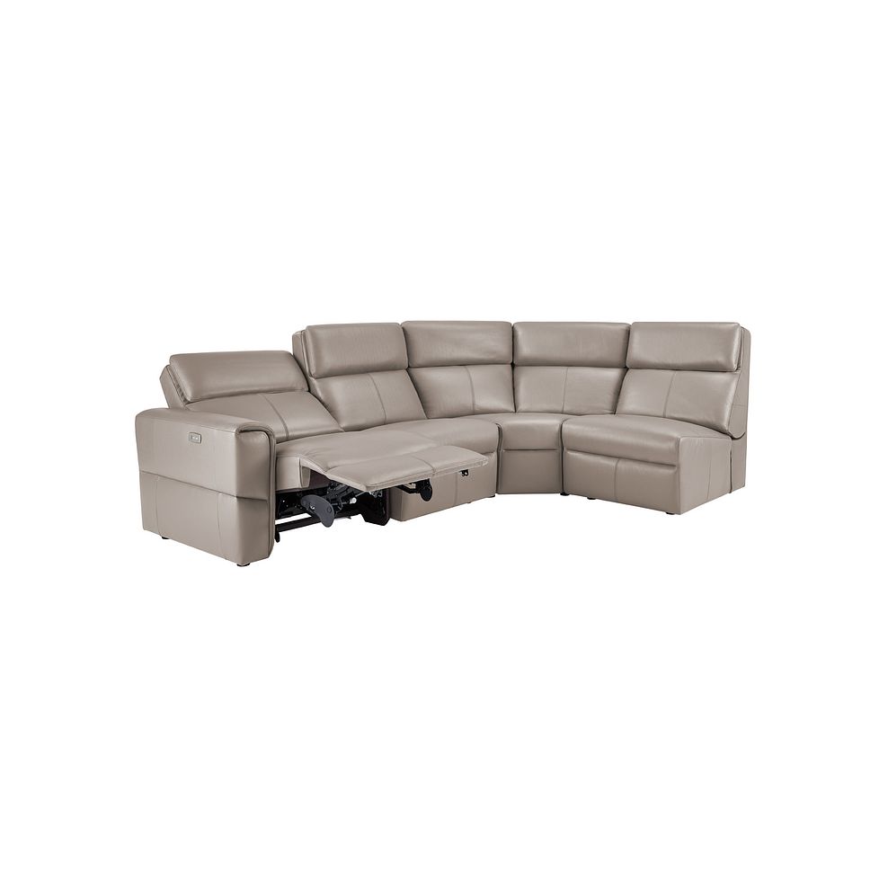 Samson Electric Recliner Modular Group 4 in Stone Leather Thumbnail 4