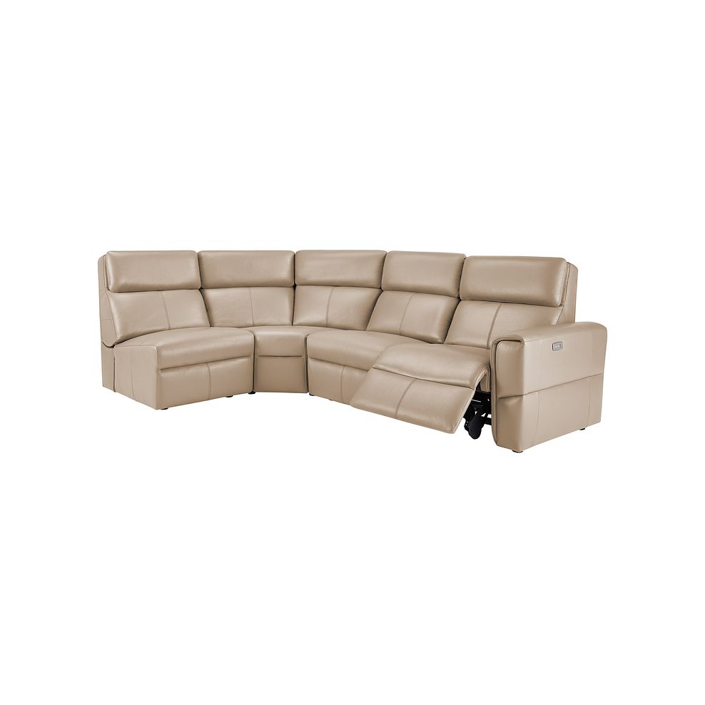 Samson Electric Recliner Modular Group 5 in Beige Leather 2