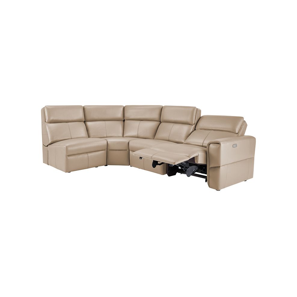 Samson Electric Recliner Modular Group 5 in Beige Leather 4