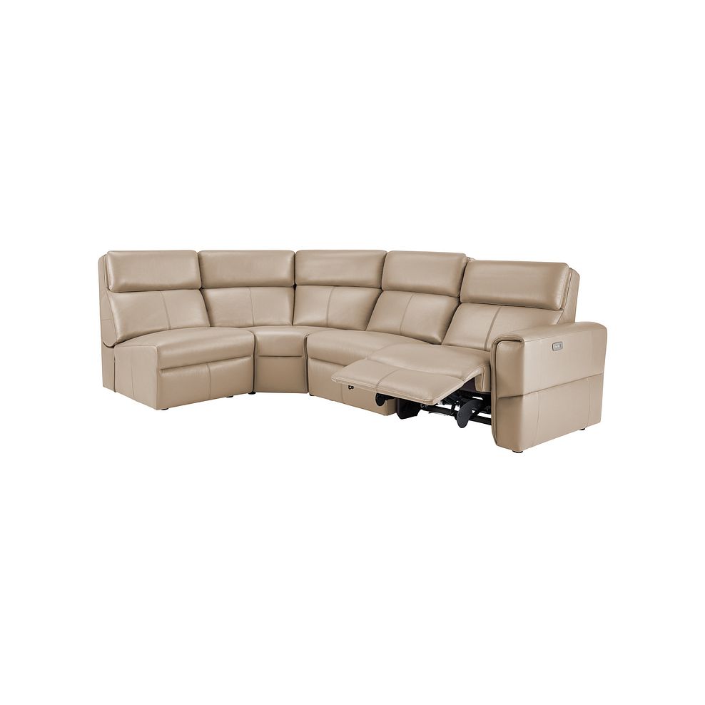 Samson Electric Recliner Modular Group 5 in Beige Leather 3