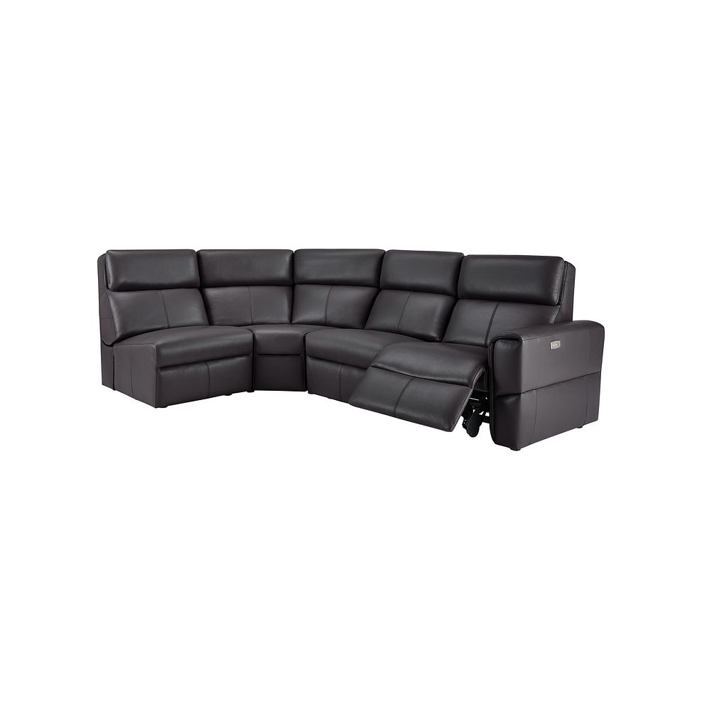 Samson Electric Recliner Modular Group 5 in Slate Leather 2