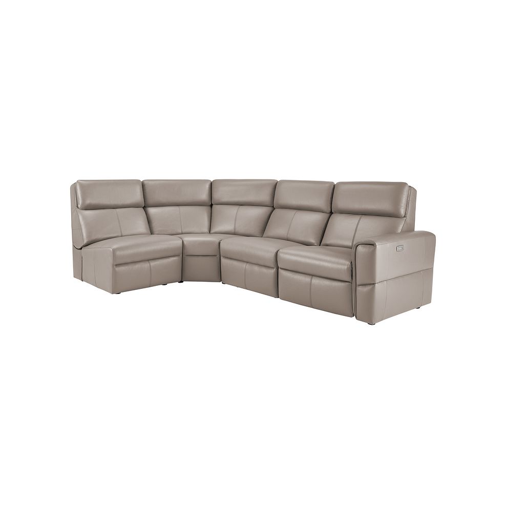 Samson Electric Recliner Modular Group 5 in Stone Leather Thumbnail 1