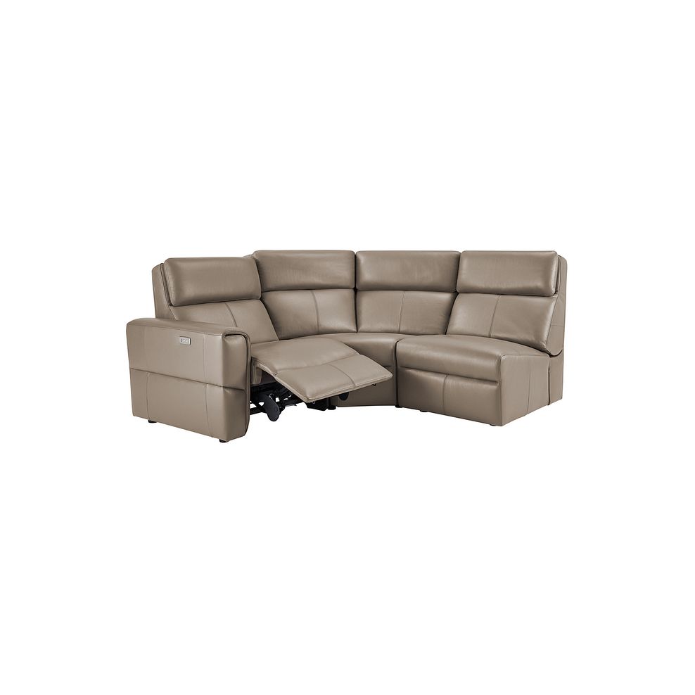 Samson Electric Recliner Modular Group 6 in Taupe Leather 3