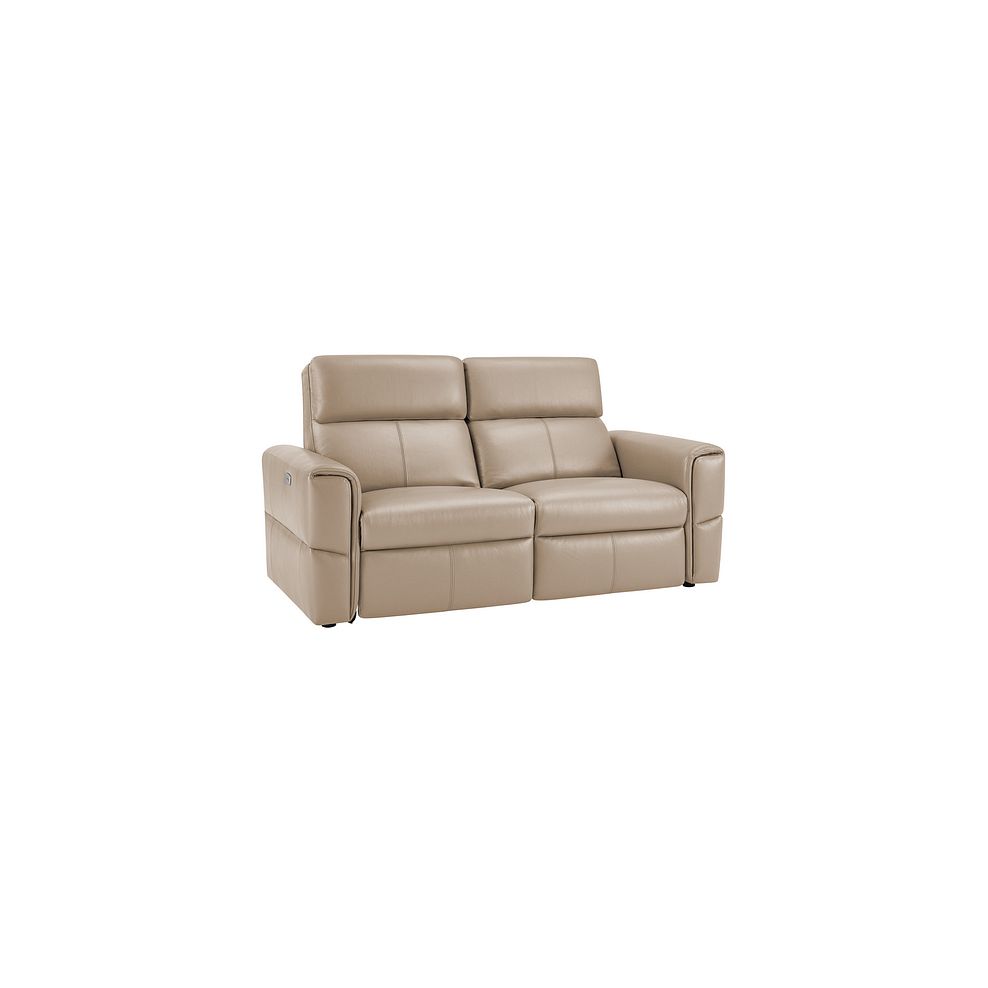 Samson Electric Recliner Modular Group 8 in Beige Leather Thumbnail 1