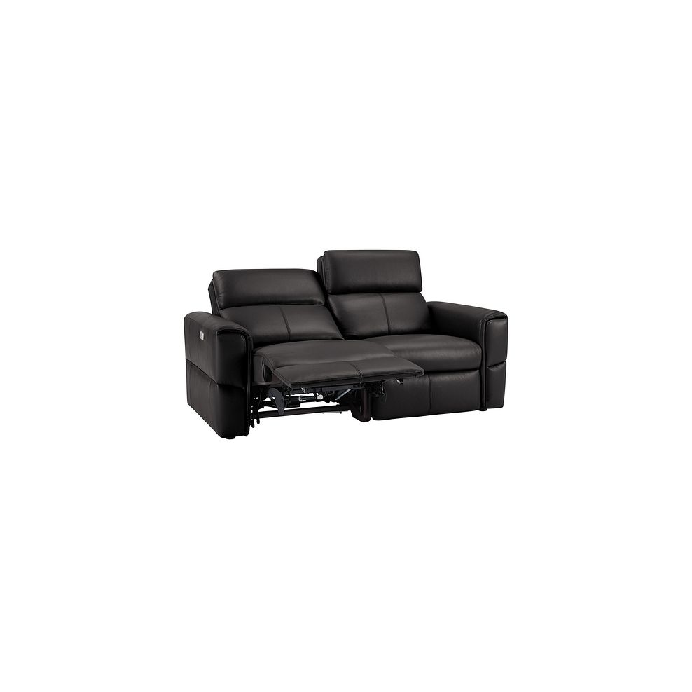 Samson Electric Recliner Modular Group 8 in Black Leather 4