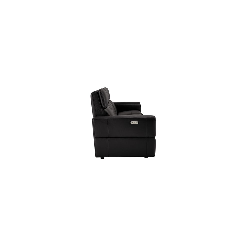 Samson Electric Recliner Modular Group 8 in Black Leather 6