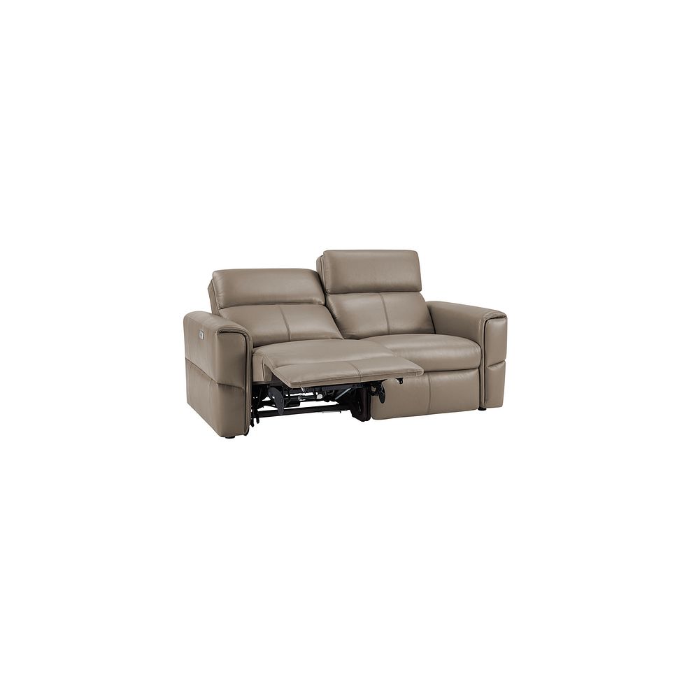 Samson Electric Recliner Modular Group 8 in Taupe Leather 4