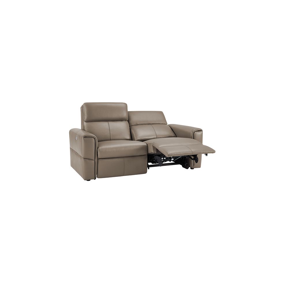 Samson Electric Recliner Modular Group 8 in Taupe Leather Thumbnail 5