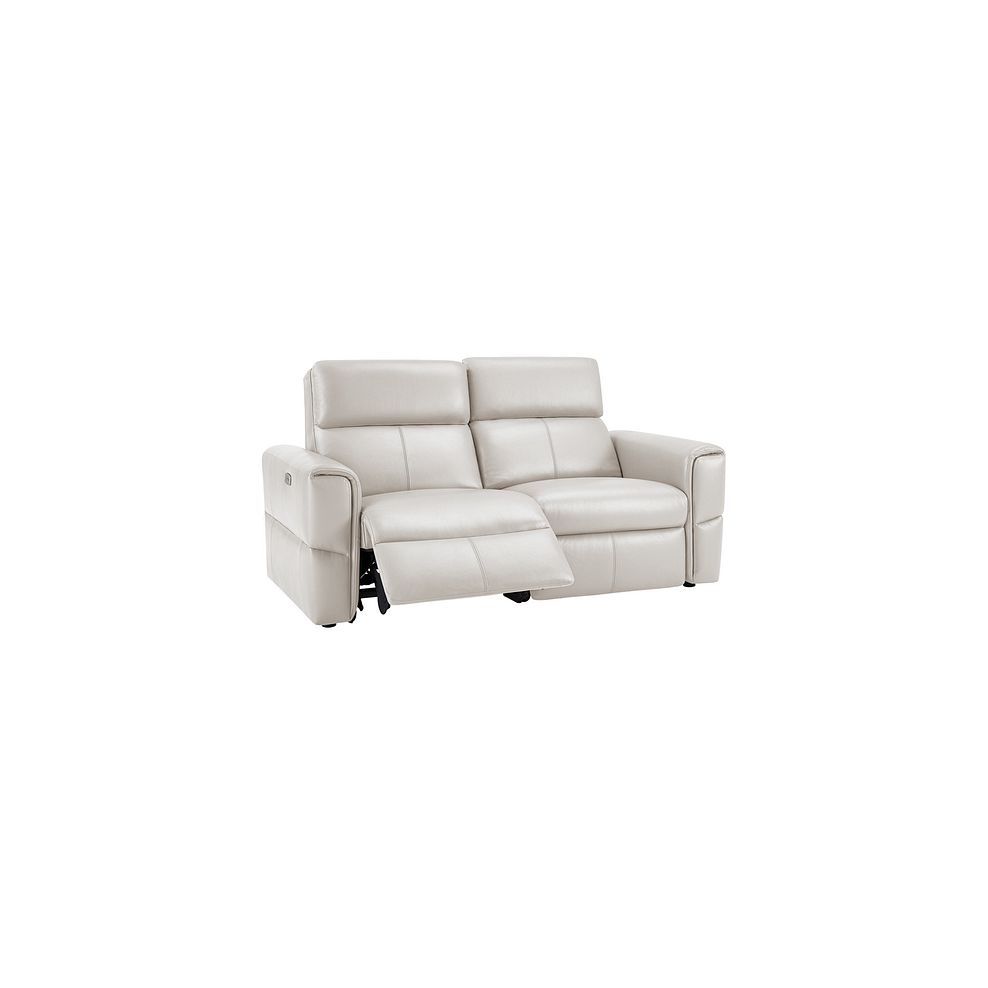 Samson Electric Recliner Modular Group 8 in White Leather Thumbnail 3
