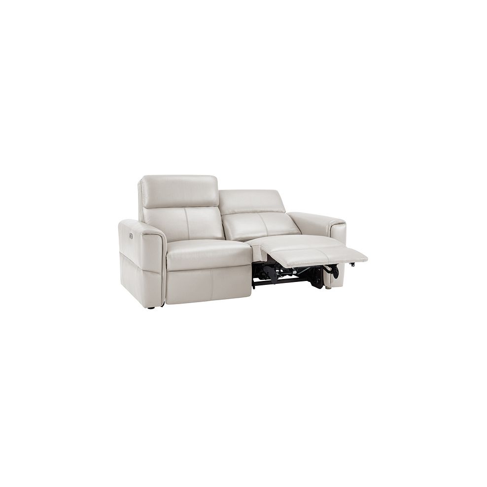 Samson Electric Recliner Modular Group 8 in White Leather Thumbnail 5