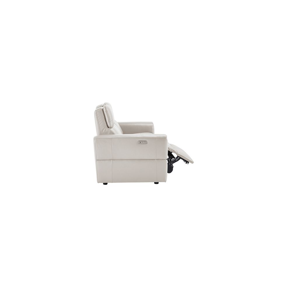 Samson Electric Recliner Modular Group 8 in White Leather 7