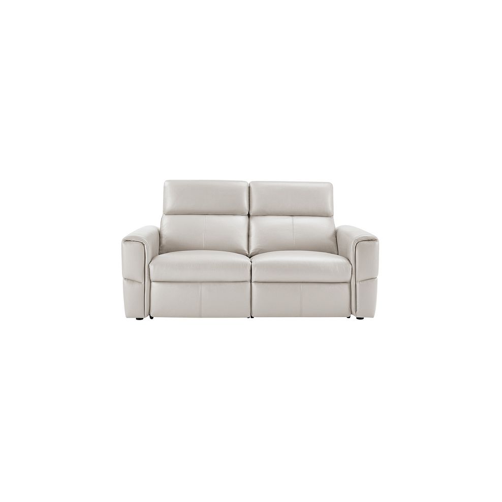 Samson Electric Recliner Modular Group 8 in White Leather Thumbnail 2