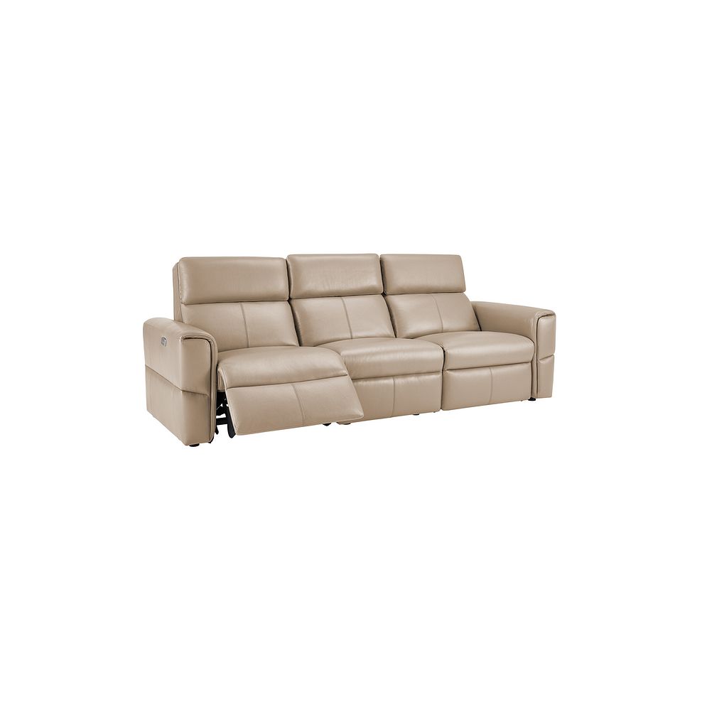 Samson Electric Recliner Modular Group 9 in Beige Leather Thumbnail 3