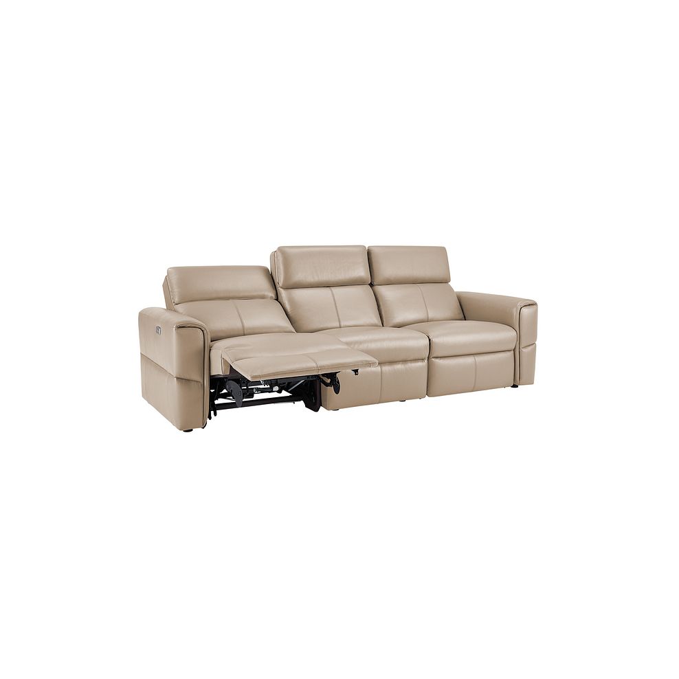 Samson Electric Recliner Modular Group 9 in Beige Leather Thumbnail 4