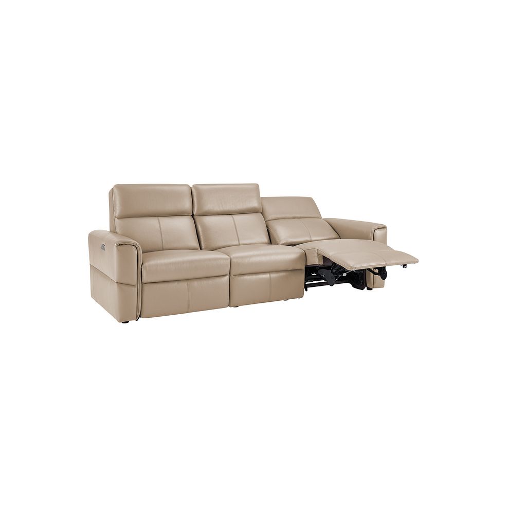 Samson Electric Recliner Modular Group 9 in Beige Leather Thumbnail 5