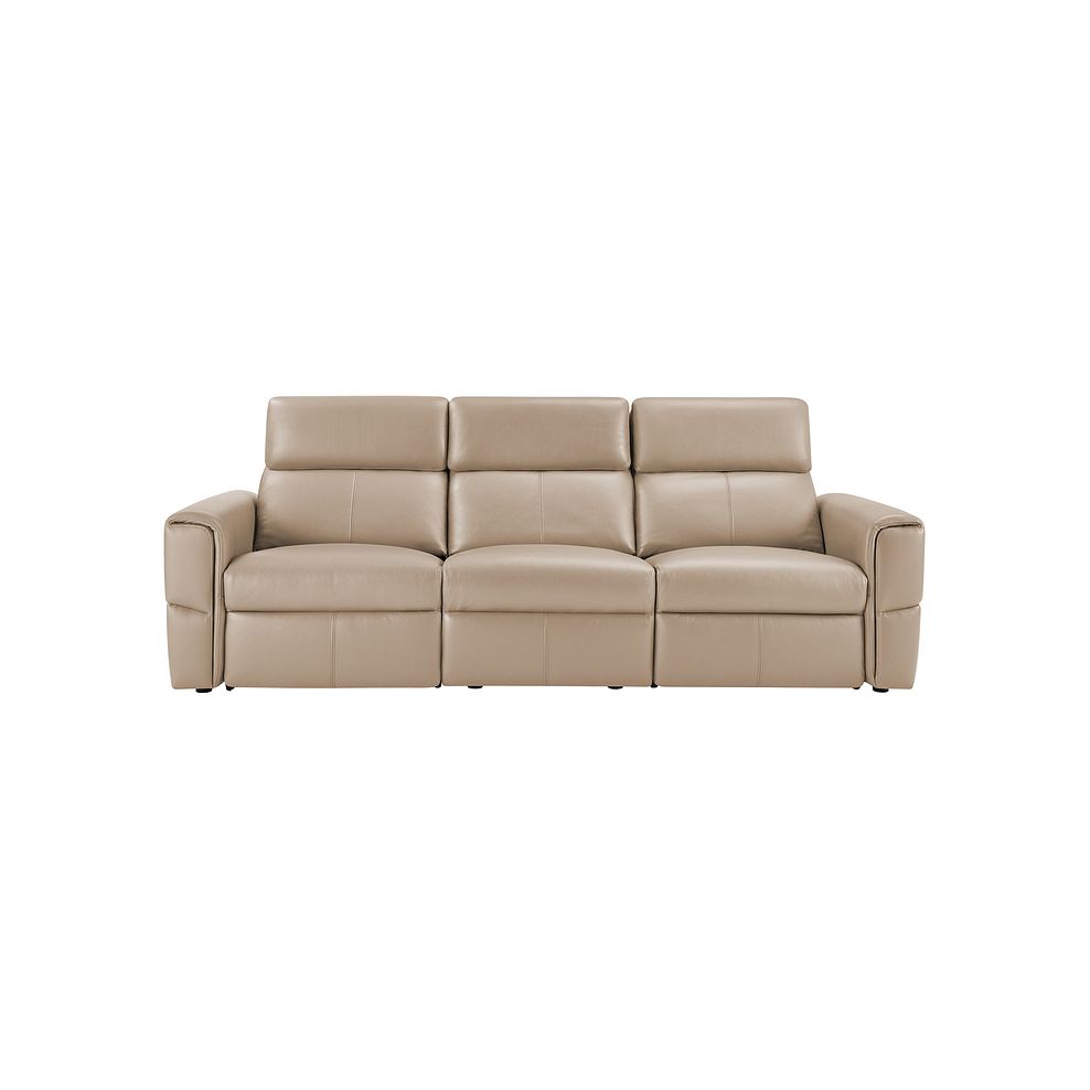 Samson Electric Recliner Modular Group 9 in Beige Leather 2