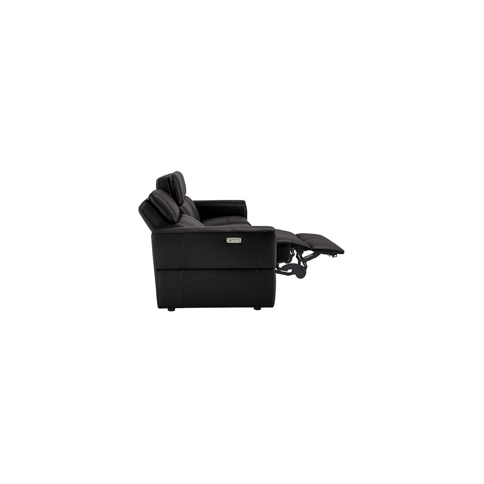 Samson Electric Recliner Modular Group 9 in Black Leather 8