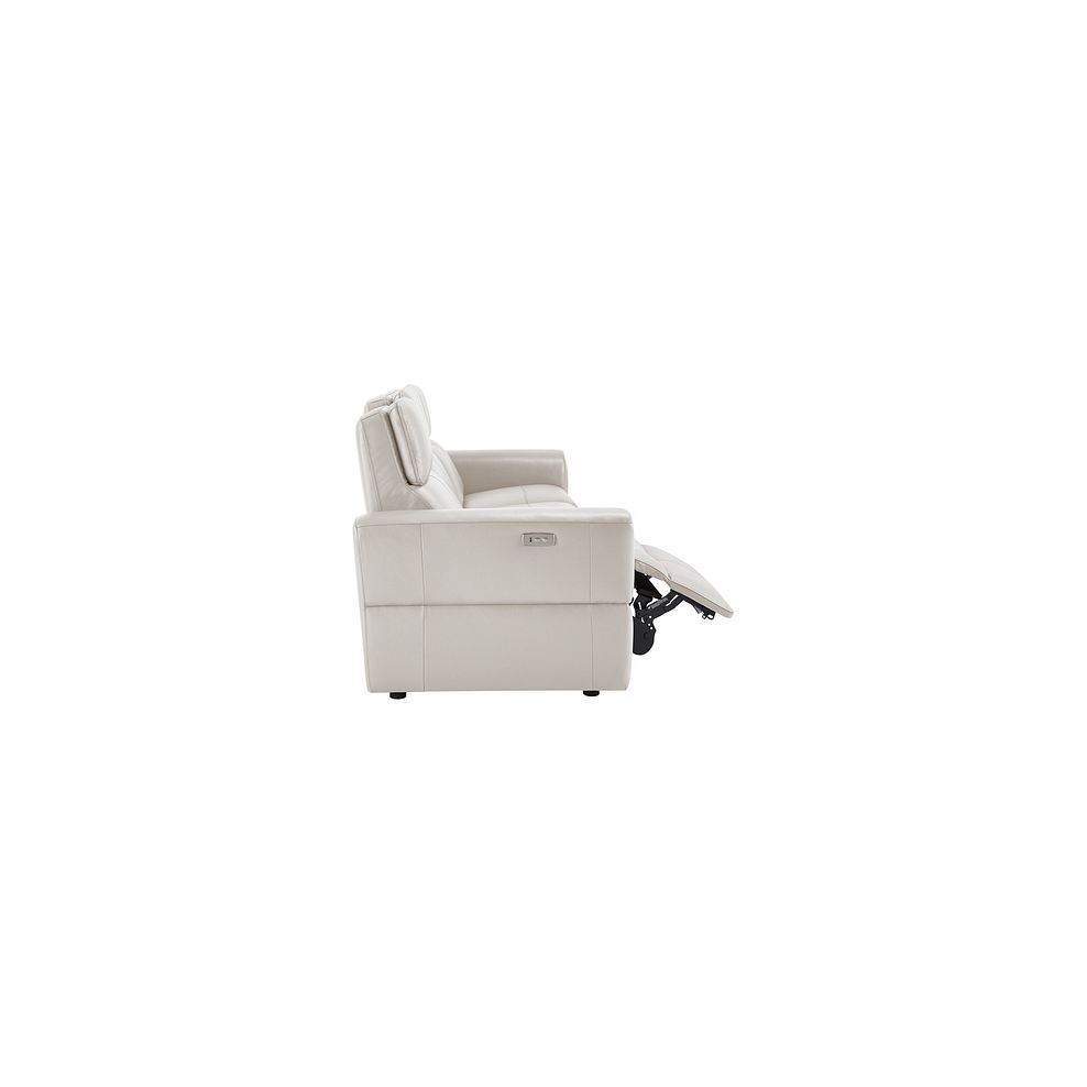 Samson Electric Recliner Modular Group 9 in White Leather 7
