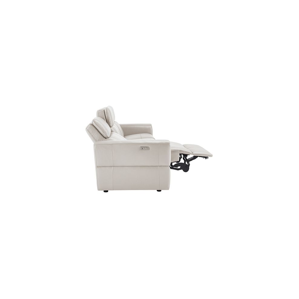 Samson Electric Recliner Modular Group 9 in White Leather 8