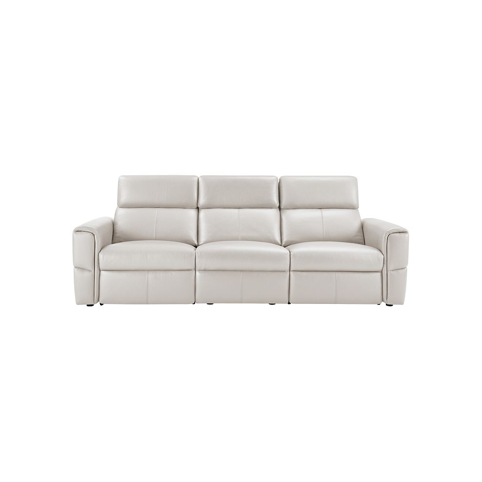 Samson Electric Recliner Modular Group 9 in White Leather 2