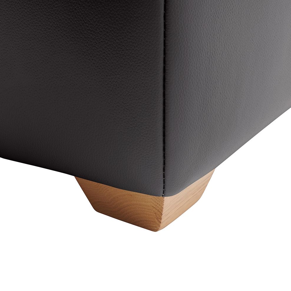 Samson Storage Footstool in Slate Leather 5