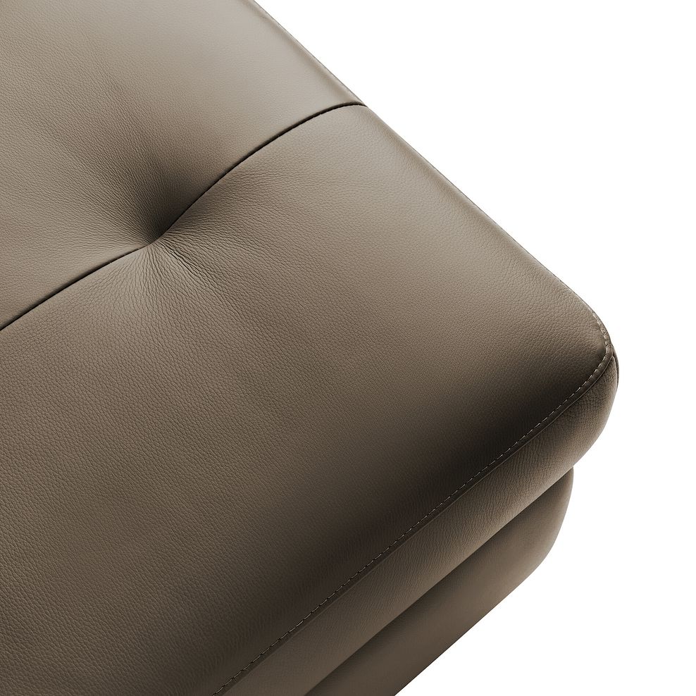 Samson Storage Footstool in Taupe Leather 7