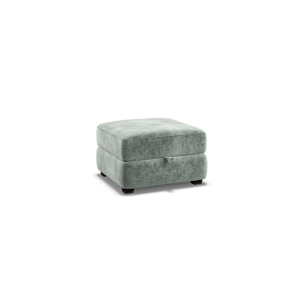 Santino Storage Footstool in Descent Pewter Fabric 1