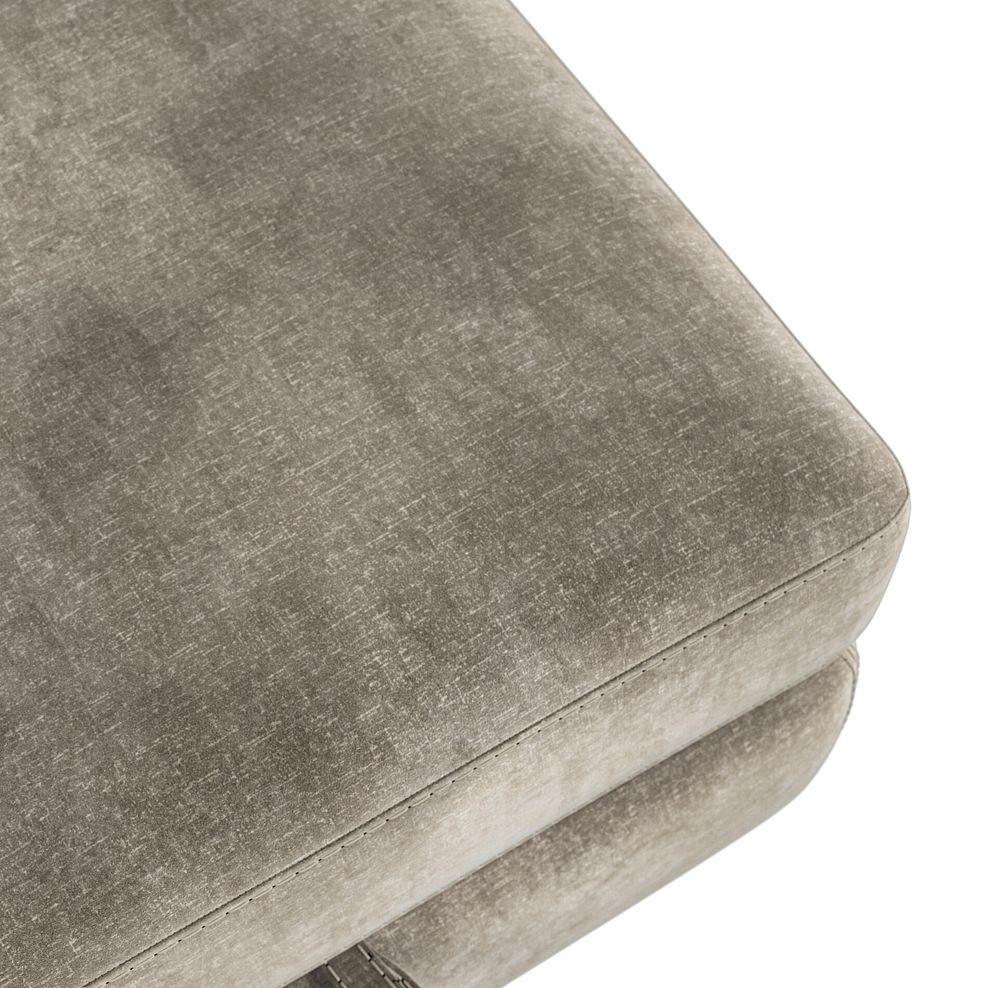 Santino Storage Footstool in Descent Taupe Fabric Thumbnail 4