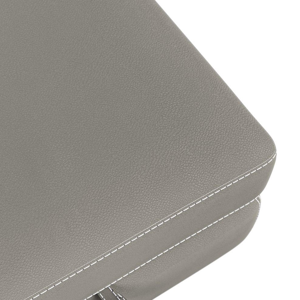 Santino Storage Footstool in Taupe Leather 4