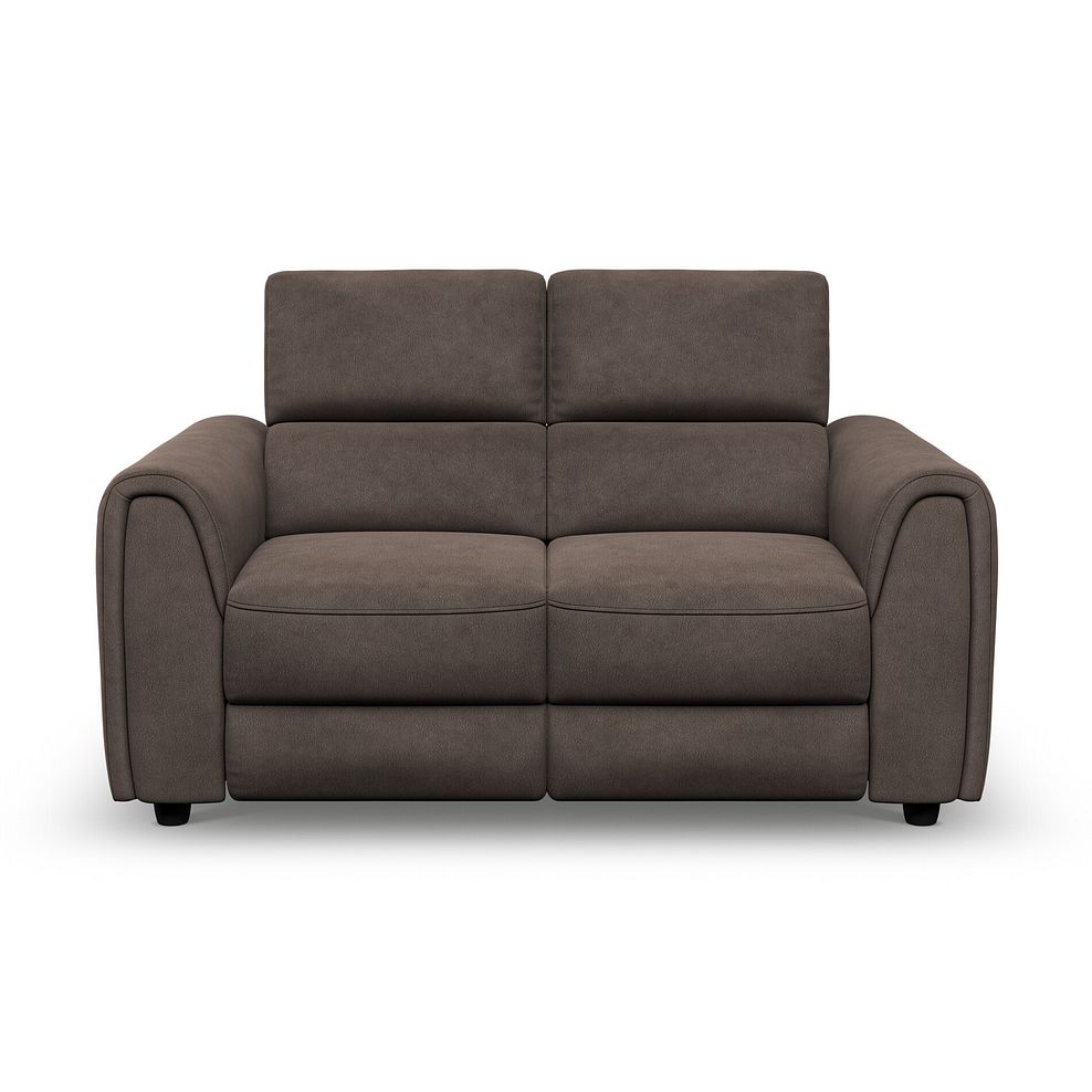 Santorini 2 Seater Electric Recliner Sofa with Power Headrests in Nomad Driftwood Fabric 5