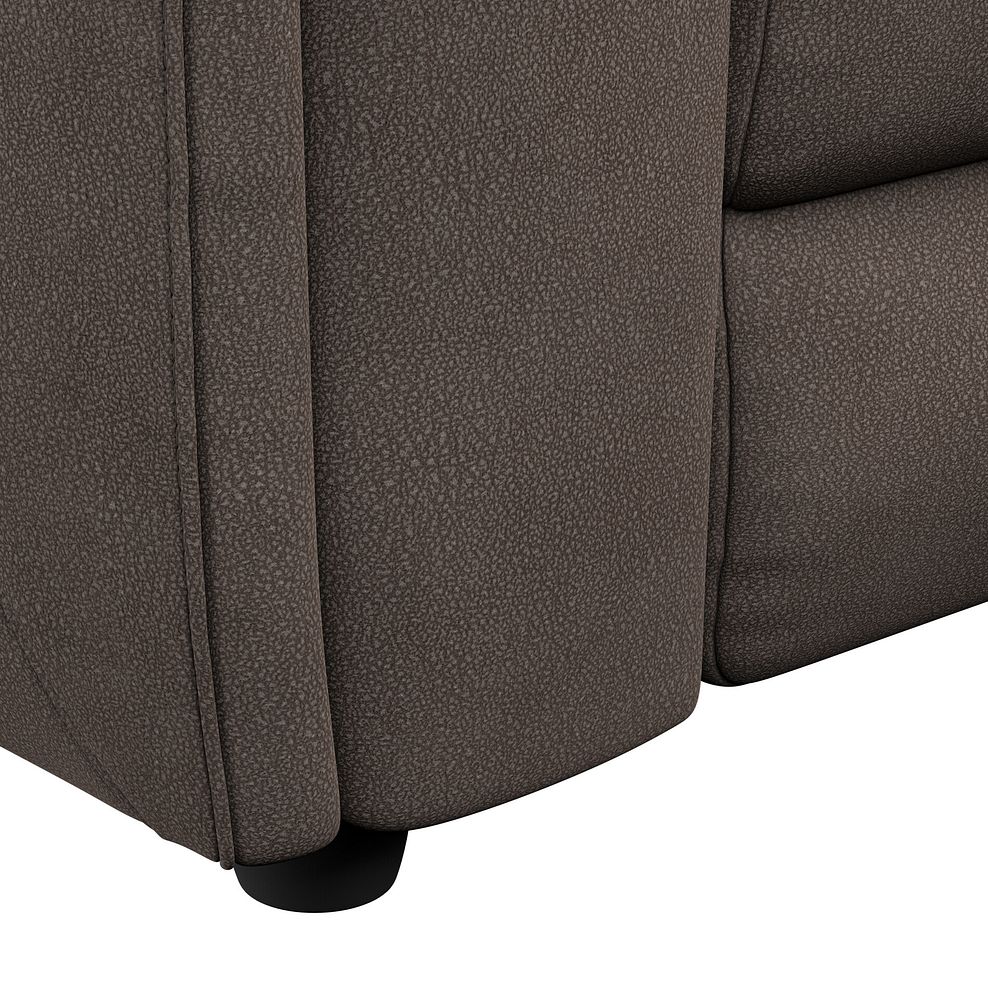 Santorini 2 Seater Electric Recliner Sofa with Power Headrests in Nomad Driftwood Fabric 10