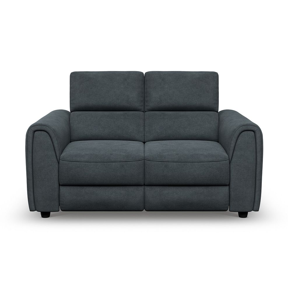 Santorini 2 Seater Electric Recliner Sofa with Power Headrests in Nomad Harbour Mist Fabric 5