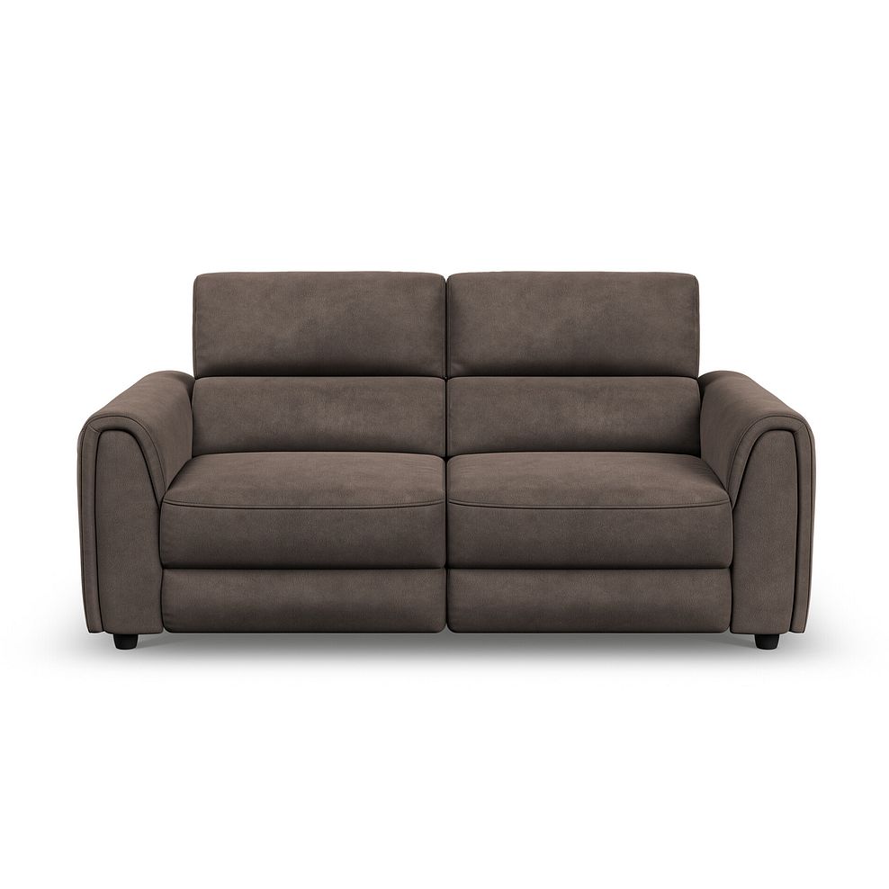 Santorini Modular 2 Seater Electric Reclining Sofa with Power Headrests in Nomad Driftwood Fabric  - GROUP 8 6