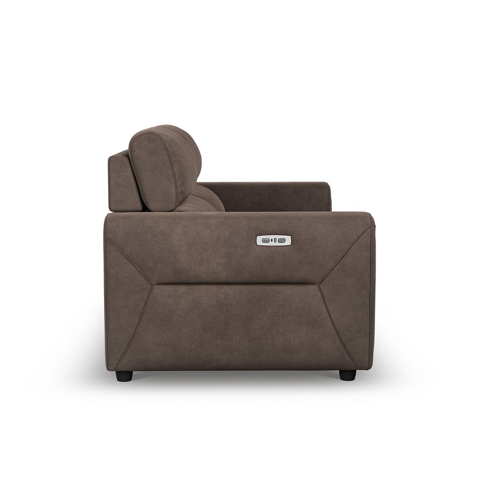 Santorini Modular 2 Seater Electric Reclining Sofa with Power Headrests in Nomad Driftwood Fabric  - GROUP 8 8