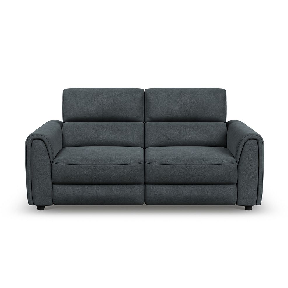 Santorini Modular 2 Seater Electric Reclining Sofa with Power Headrests in Nomad Harbour Mist Fabric  - GROUP 8 6