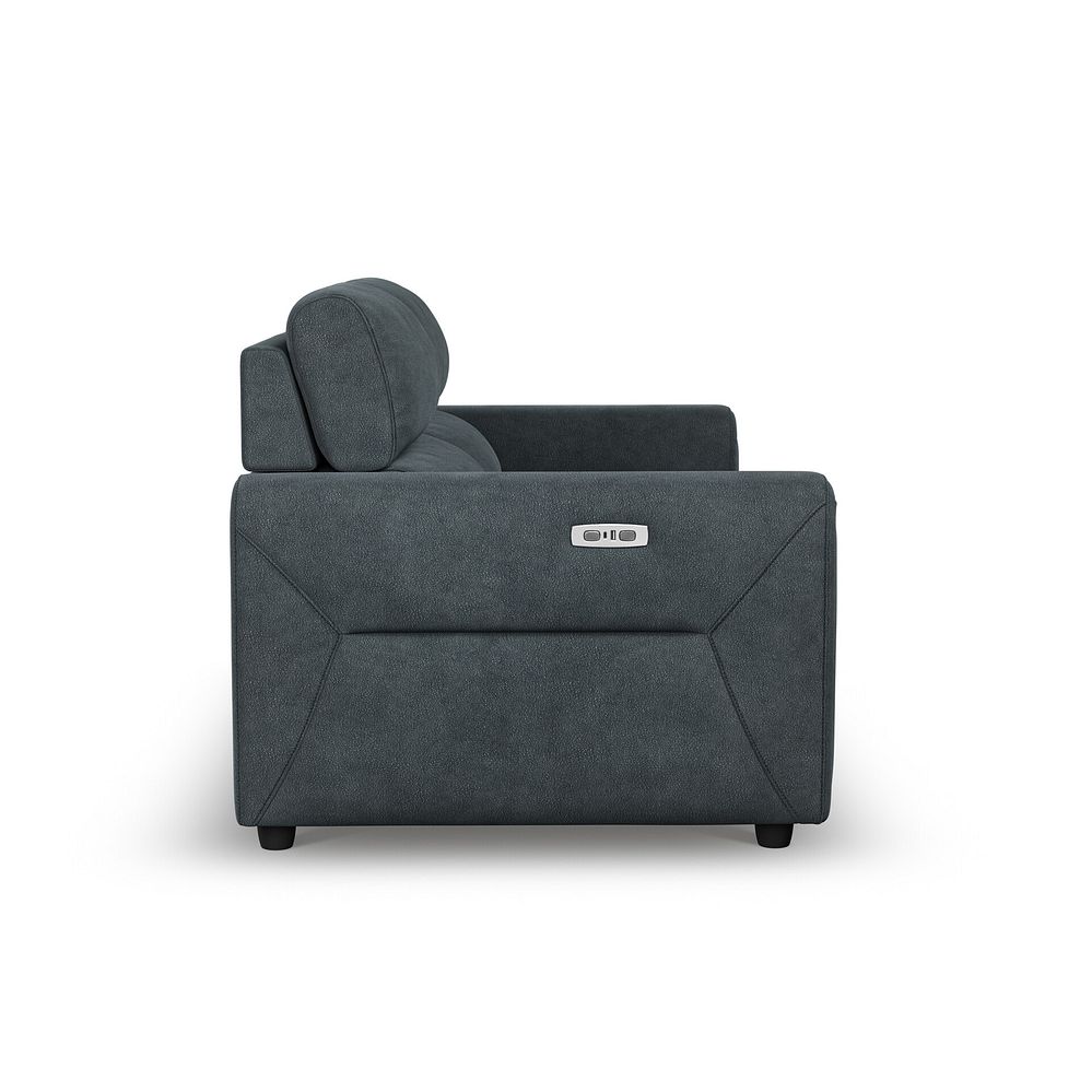 Santorini Modular 2 Seater Electric Reclining Sofa with Power Headrests in Nomad Harbour Mist Fabric  - GROUP 8 8