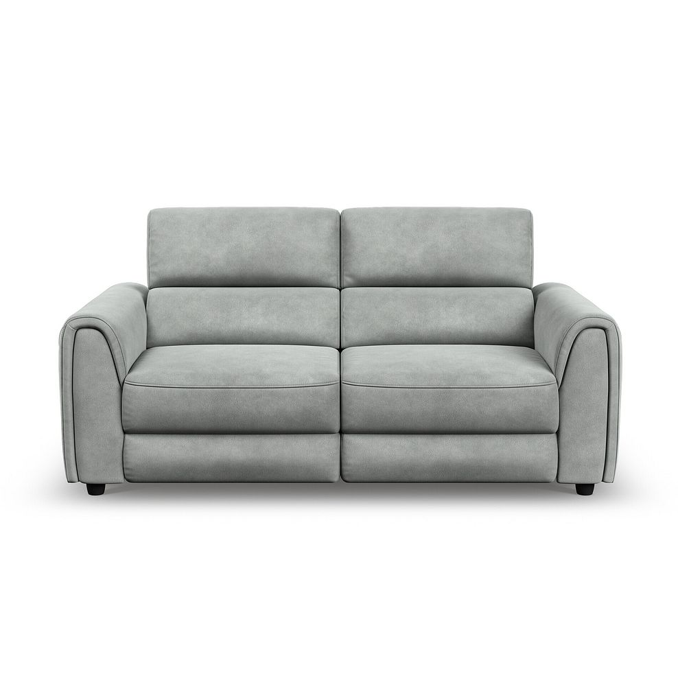 Santorini Modular 2 Seater Electric Reclining Sofa with Power Headrests in Nomad Pebble Fabric  - GROUP 8 6